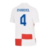 Maillot de Supporter Croatie Gvardiol 4 Domicile Euro 2024 Pour Enfant